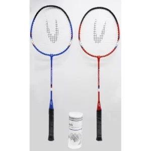 image of Uwin Phantom 2 Player Badminton Racket Set