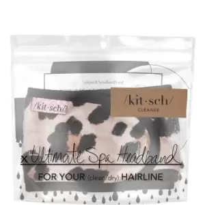 Image of Kitsch Microfiber Spa Headband (Various Colours) - Leopard