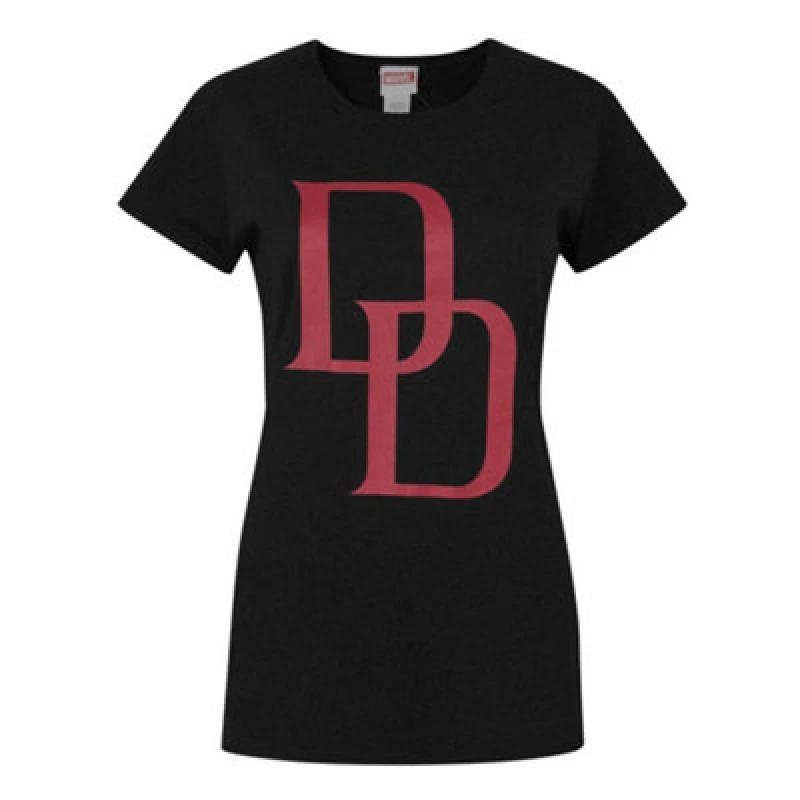 Image of (Medium) Marvel Short Sleeved T-Shirt (Womens Black)