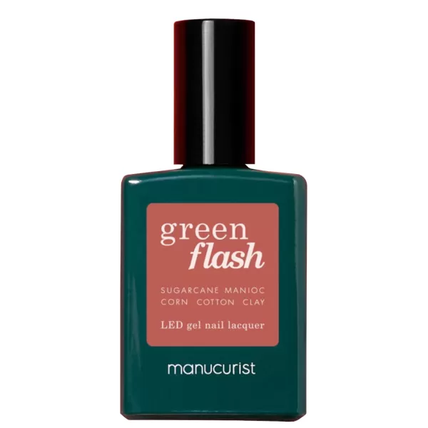 image of Manucurist Green Flash Varnish 15ml (Various Shades) - Bois De Rose