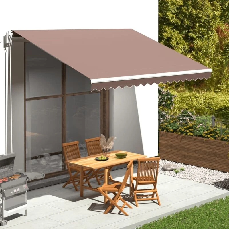 Image of VIDAXL Replacement Fabric for Awning Brown 4x3.5 m Vidaxl 8720286150696