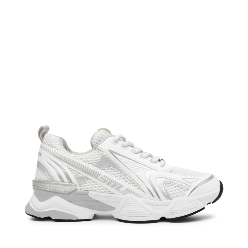 Image of Steve Madden Womens Heritage Low-Top Trainers White Multi female 4 (37)