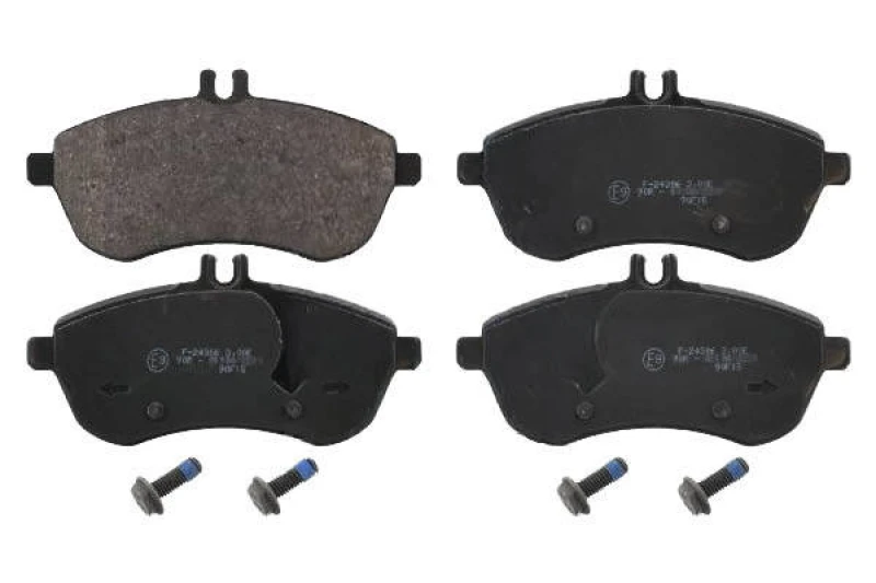 Image of Blue PRINT ADU174206 Brake pad set Front Axle, prepared for wear warning indicator, with bolts/screws Brake Pad Set,disc brake (402)