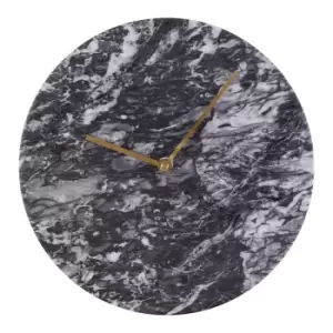 Image of 30cm Black Marble Wall Clock