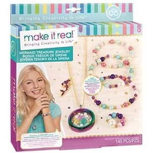 image of Make It Real - Mermaid Treasure Jewellery Activity Set