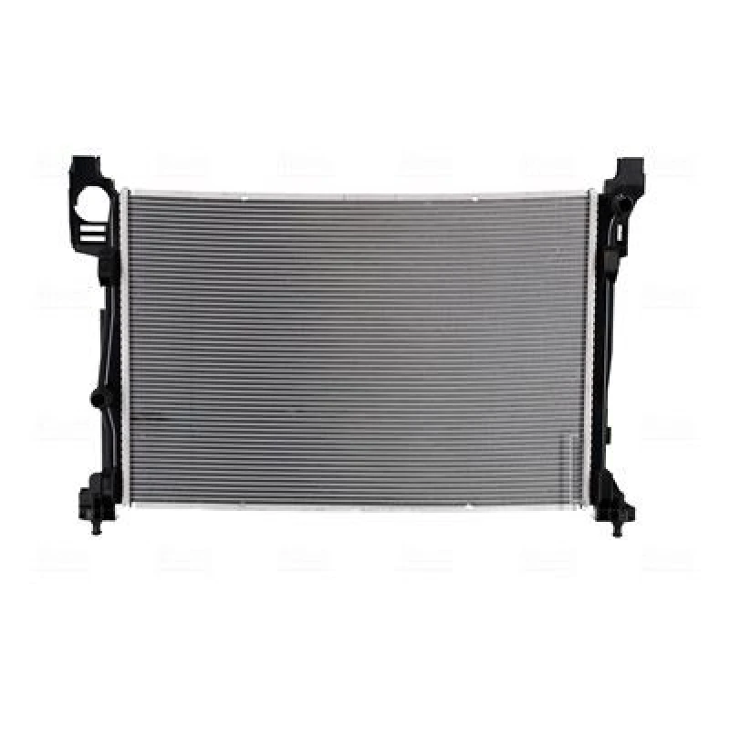 Image of NISSENS 607411 Engine radiator Aluminium, Brazed cooling fins, without gasket/seal Radiator,engine cooling (470)