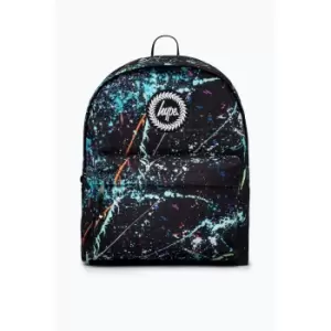 Image of Hype Paint Splatter Backpack (One Size) (Black/Teal/Orange)