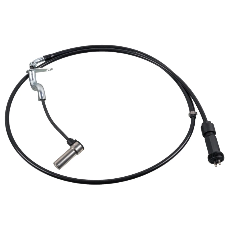 Image of FEBI BILSTEIN 181527 ABS Sensor Rear Axle Left, with bush Sensor,wheel speed (412)