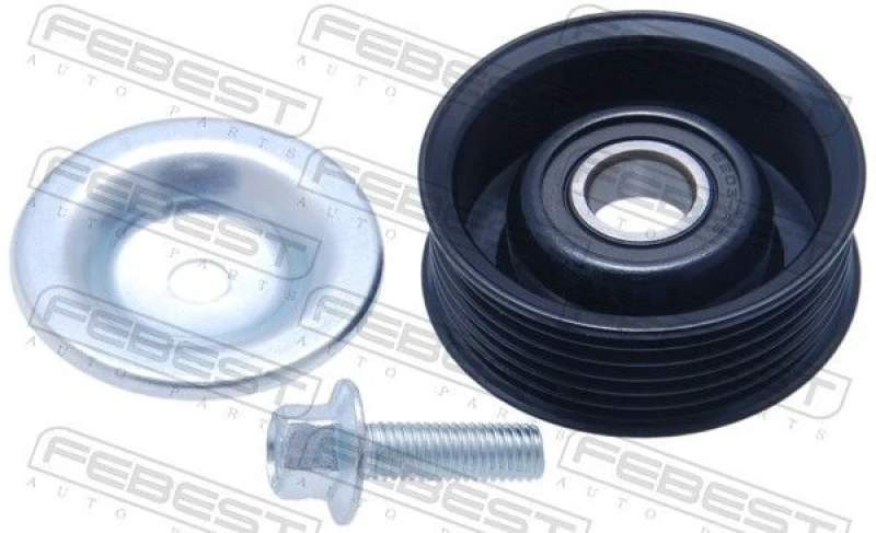 Image of FEBEST 0587-DE Tensioner Pulley Tensioner Pulley,v-ribbed belt (310)