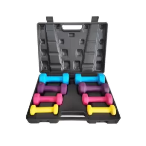 image of Body Sculpture 10KG Neoprene Dumbbell Set