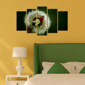 Image of 5PMX-096 Multicolor Decorative MDF Painting (5 Pieces)