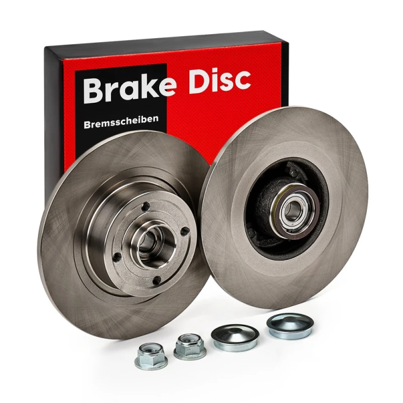 Image of STARK SKBD-0022854 Brake disc Rear Axle, solid, Cast Iron, Uncoated, Untreated, with ABS sensor ring Cast Iron Brake Disc (82)