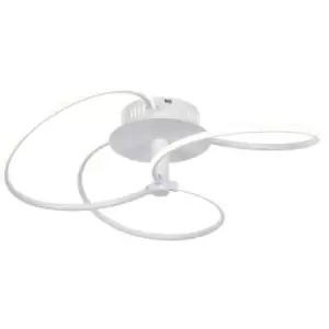 Image of Maytoni Klee Modern Integrated LED Semi Flush Light White, 3000K