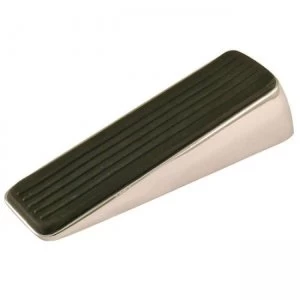 image of Wickes Decorative Door Wedge - Polished Chrome 120 x 39 x 29mm