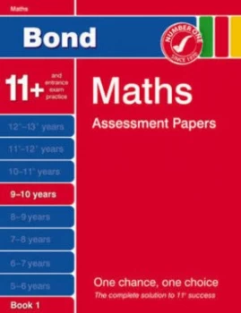 Image of Bond Maths Assessment Papers 9-10 Years Book 1 by J M Bond Paperback