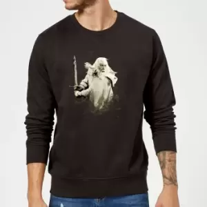 Image of The Lord Of The Rings Gandalf Sweatshirt - Black - L - Black