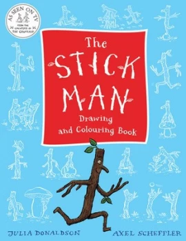 Image of The Stick Man Drawing and Colouring Book by Julia Donaldson Paperback