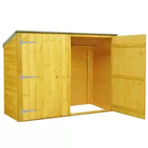 Image of Shire 6ft x 2ft Wooden Pent Bike Store