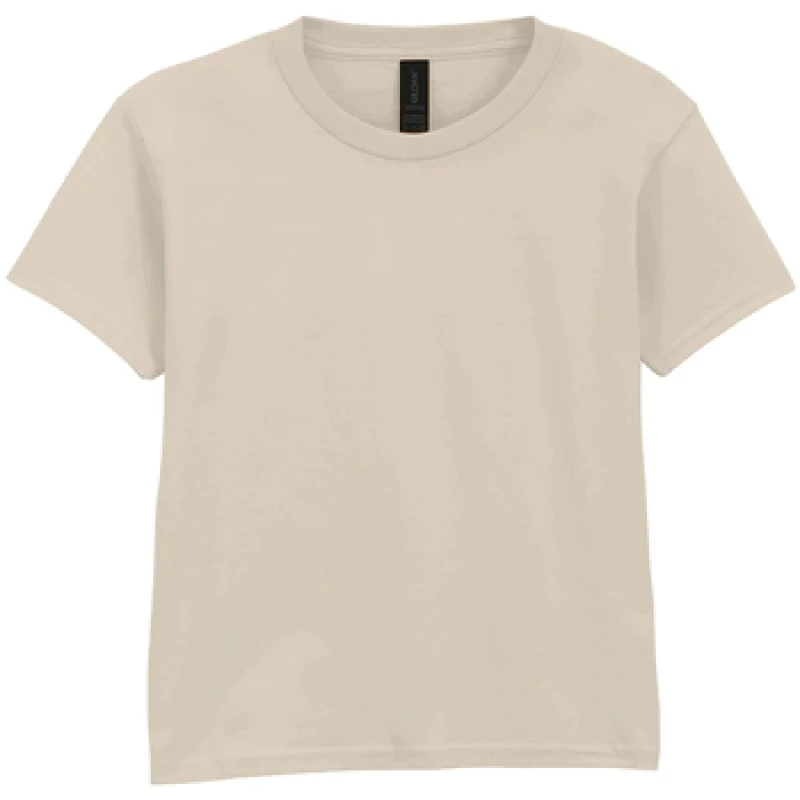 Image of Gildan GD01B boys's Children's T shirt in Beige
