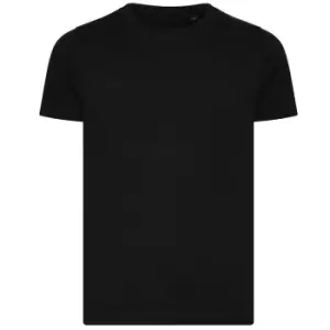 image of Ecologie Childrens/Kids Cascades Organic T-Shirt (3-4 Years) (Jet Black)