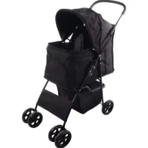 image of Dog Buggy Anda Black 46x81.5x98cm Flamingo Black