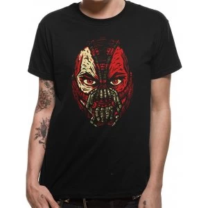 Image of Batman Dark Knight - Bane Face Mens Large T-Shirt - Black