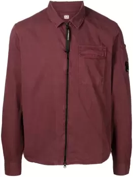 image of C.P. COMPANY Chest flap-pocket detail jacket Red