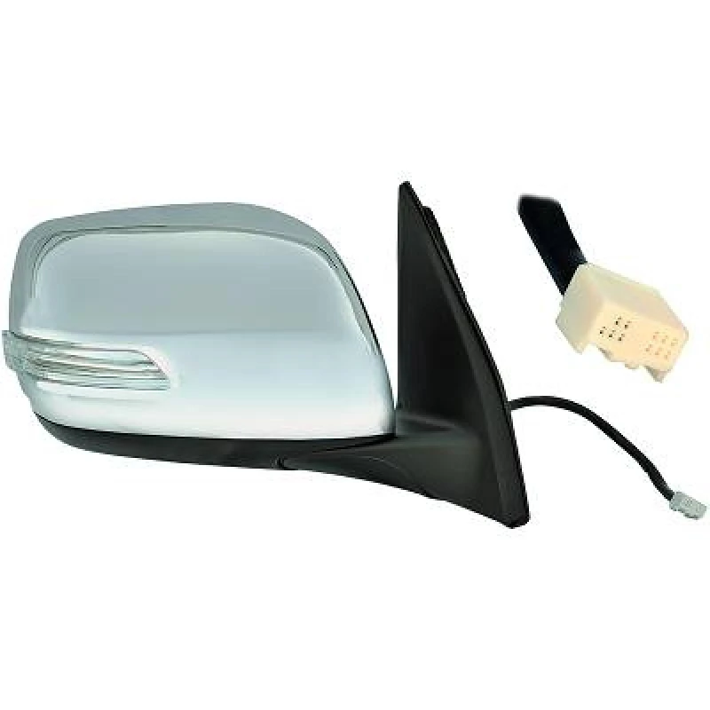 Image of DIEDERICHS 6673924 Wing mirror Right, chrome, Complete Mirror Outside Mirror (50)
