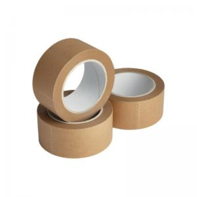 Image of Value Paper Tape Self Adhesive 48mmx50m Buff Barcoded (6 Pack) SAP5050BV