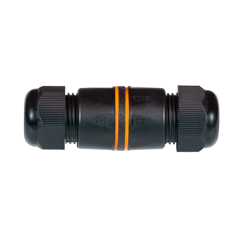 Image of LogiLink Outdoor Cat.6 inline coupler. IP67. short type. OD 3-8 mm