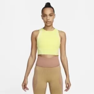 Image of Nike Dri-Fit Luxe Tank Top Womens - Yellow