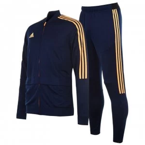 Image of adidas Boys Football Trofeo + Tracksuit Kids - Navy/Orange