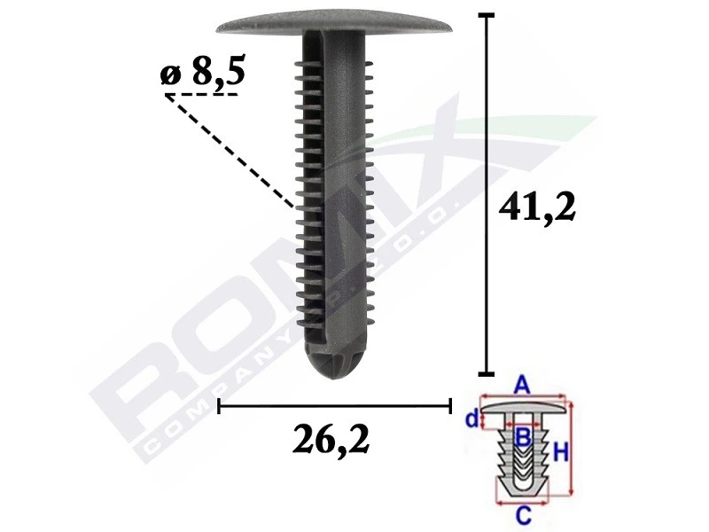 Image of ROMIX Trim clip ROMIX C70608