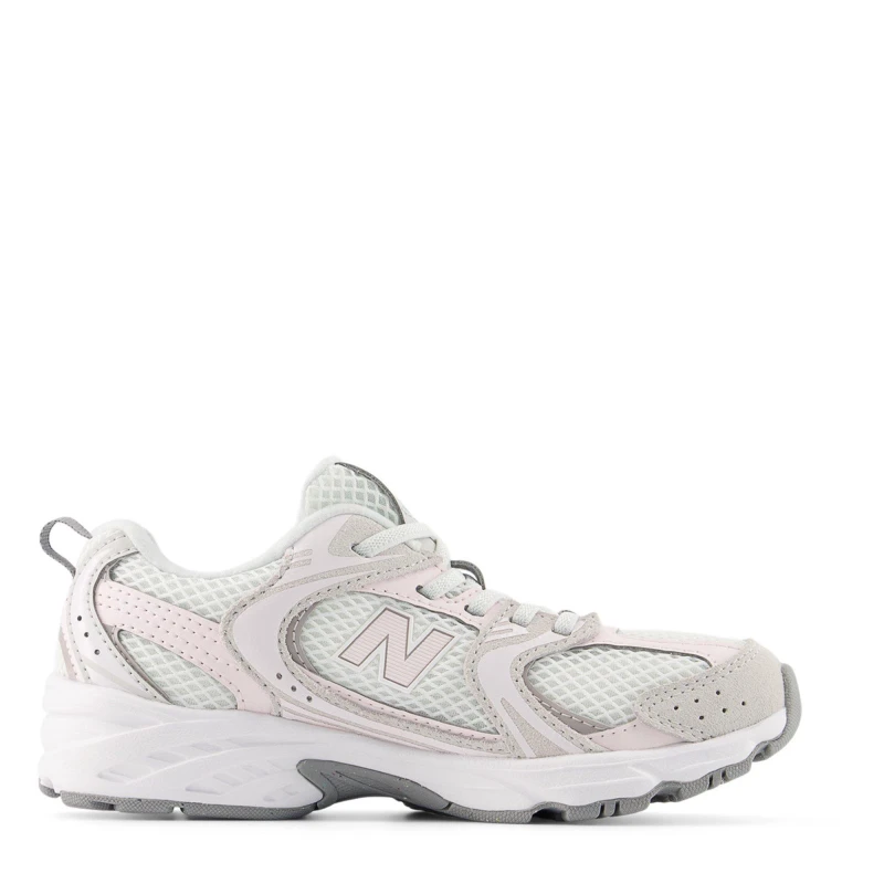 Image of New Balance Childrens 530 Trainers Grey Matter/Pnk male C10 (28)