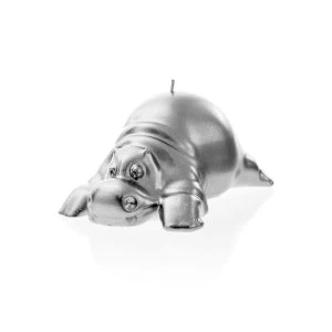 Image of Silver Hippo Candle