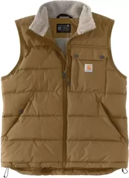 Image of Carhartt Fit Midweight Insulated Vest, brown, Size XL, brown, Size XL