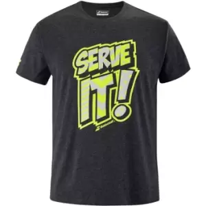 Image of Babolat Exercise Message Tee - Black