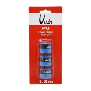 Image of Uwin Over Grip - Pack of 3 - Blue