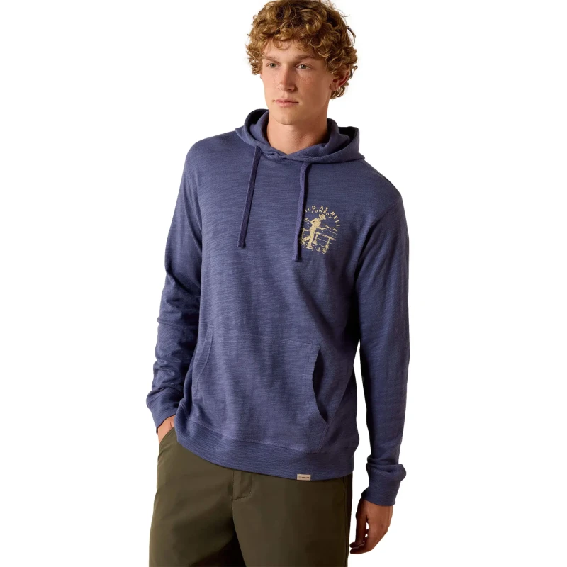 Image of Hooded sweatshirt Ariat Retro Bleu Male S