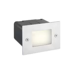 Netlighting Seina Integrated LED Outdoor Recessed Light Marine Grade Brushed Sta