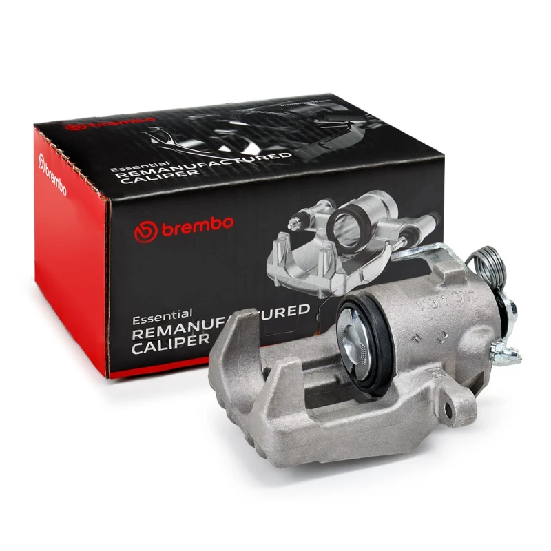 Image of BREMBO F 85 176 Brake caliper ESSENTIAL LINE Rear Axle Left Aluminium Brake Caliper (78)