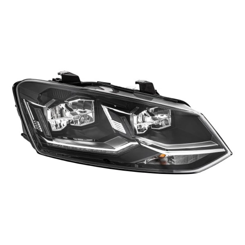 Image of HELLA 1EA 012 034-421 Headlights WY21W, without LED control unit for daytime running-/position ligh, Right, with hybrid technology Headlight (259)