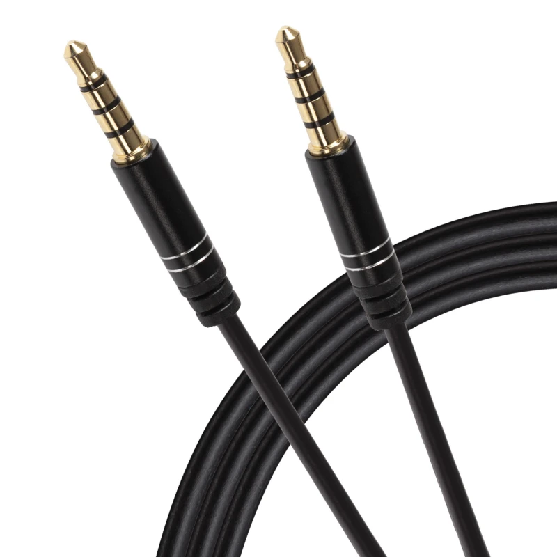 Image of Maplin 3.5mm Aux Stereo 4 Pole Jack Plug to 3.5mm 4 Pole Jack Plug Cab