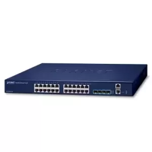 image of PLANET SGS-5240-24T4X network switch Managed L2/L3 Gigabit...