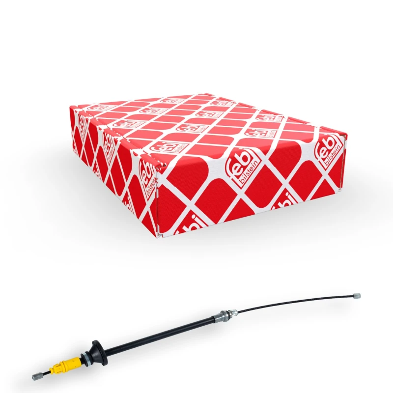 Image of FEBI BILSTEIN 33166 Brake Cable Front, for left-hand drive vehicles, 508mm Cable,parking brake (124)