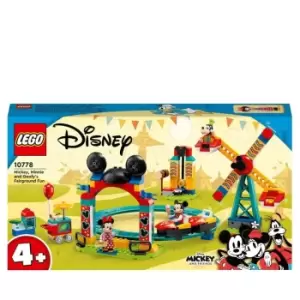 image of LEGO Disney Mickey, Minnie & Goofy's Funfair Set 10778 - Multi