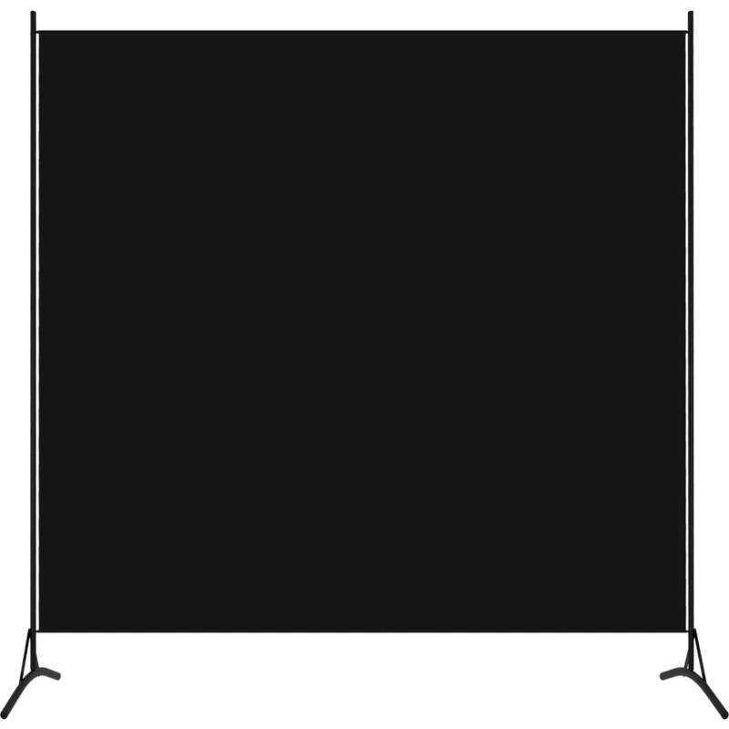 Image of VIDAXL 1-Panel Room Divider Black 175x180cm Vidaxl 8720286022849