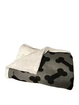 Image of Bunty Boneo Pet Fleece Blanket Grey