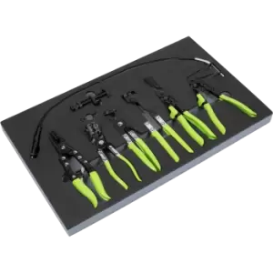 Image of Sealey 7 Piece Hose Clip Removal Tool Kit