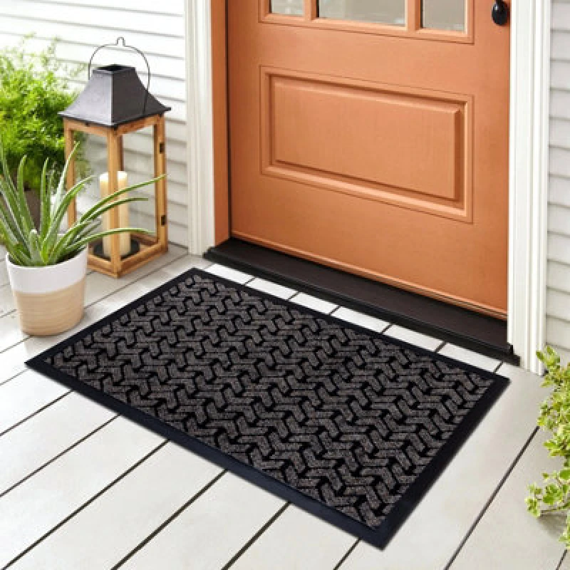 Image of RugsX Doormat Antislip Dunlop 0316 Beige - Indoor, Outdoor 50X80 Cm